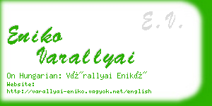 eniko varallyai business card